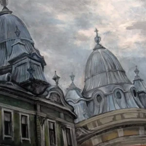 גגות  של ארמונות במרכז העיר