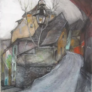 סמטה  צרה בין החומות