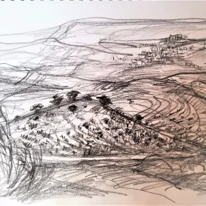 נוף כפרי מדורג