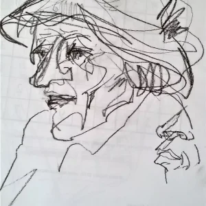 דיוקן אישה מבוגרת עם כובע