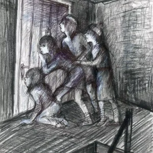 עלית הגג, צייר הפורטרטים ושכנותו